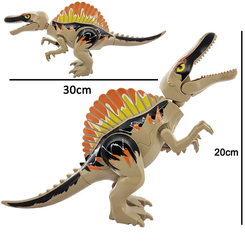 Dinosaurs Figures Bricks Building Blocks Velociraptor Jurassic Dino World Large T-Rex Triceratops Indominus Rex Toys For Kids - Premium toys from Lizard Vigilante - Just $1.99! Shop now at Lizard Vigilante