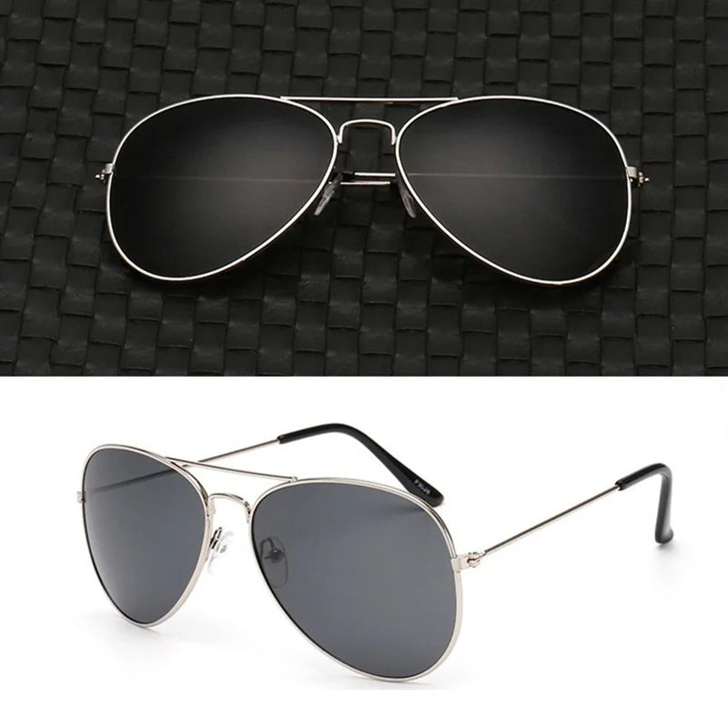 Men's Double Bridge Aviation Sunglasses UV400 2024 Mirror Shades Bidens Cop Sun Glasses Alloy Frame - Premium  from Lizard Vigilante - Just $21.49! Shop now at Lizard Vigilante