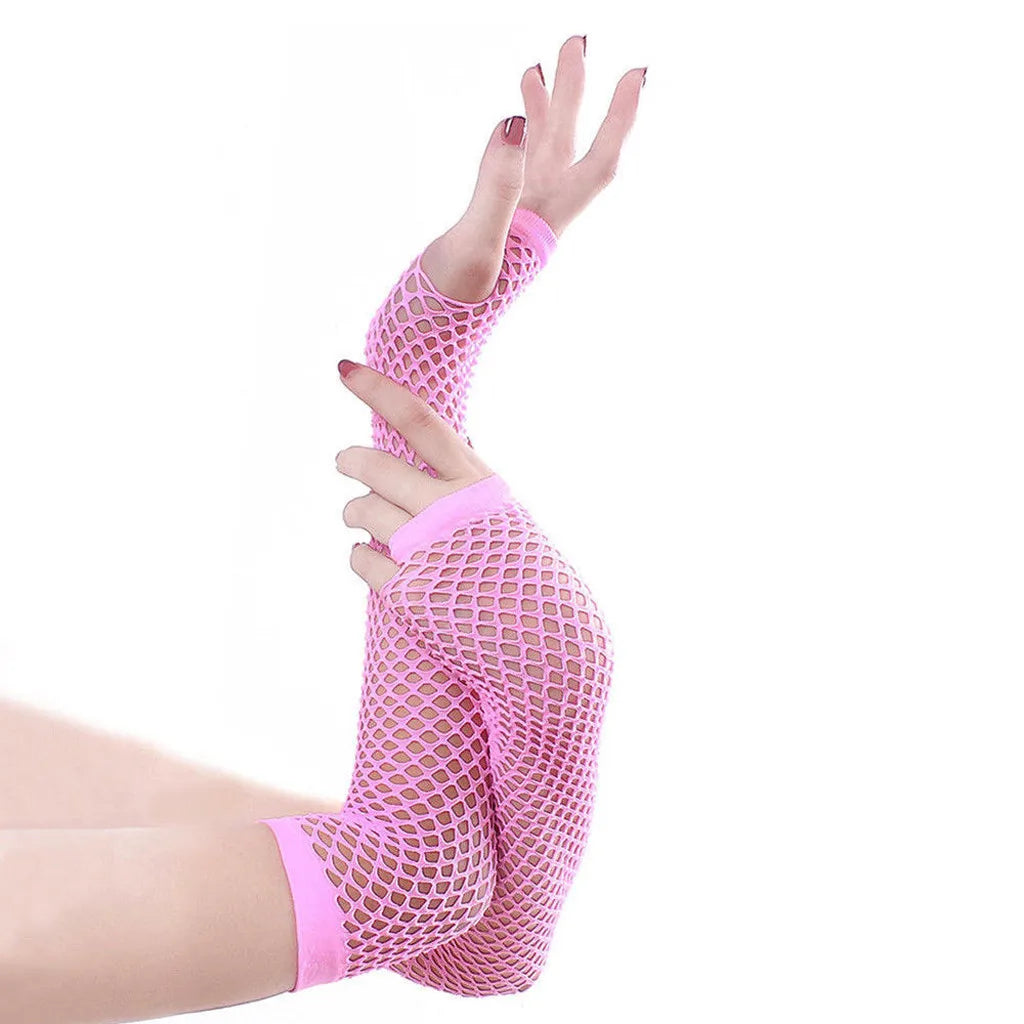 Fishnet Fingerless Gloves - A Punk Rock Essential - Premium gloves from Lizard Vigilante - Just $18.88! Shop now at Lizard Vigilante