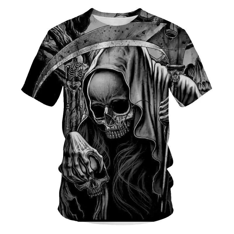 Skull Chug Society – 3D Beer-Drinking T-Shirt for Rockers, Rebels & Weekend Warriors - Premium tee from dsers - Just $54.99! Shop now at Lizard Vigilante