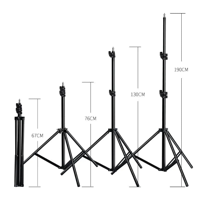 200cm Adjustable Photography Tripod Light Stand with 1/4 Screw Head, Lightweight Aluminum Tripod for Ring Light, Phone & DSLR Cameras – Pro Photo Studio Support - Premium light stand from Lizard Vigilante - Just $21.99! Shop now at Lizard Vigilante