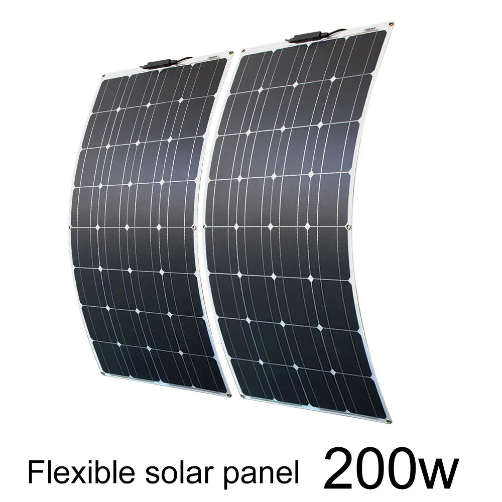 dgsunlight Complete Solar Panel Kit 100W-400W – Flexible 12V Solar Power Charger for Battery, Power Bank, Camping, and Hiking - Premium solar panel from Lizard Vigilante - Just $101.99! Shop now at Lizard Vigilante