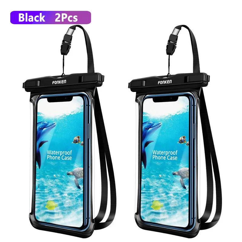 Full View Waterproof Phone Case – Rock the Waves, Keep Your Gear Dry | Snow, Rain, Underwater Survival | Ultimate Waterproof Mobile Pouch for Adventurers - Premium phone case from dsers - Just $17.77! Shop now at Lizard Vigilante