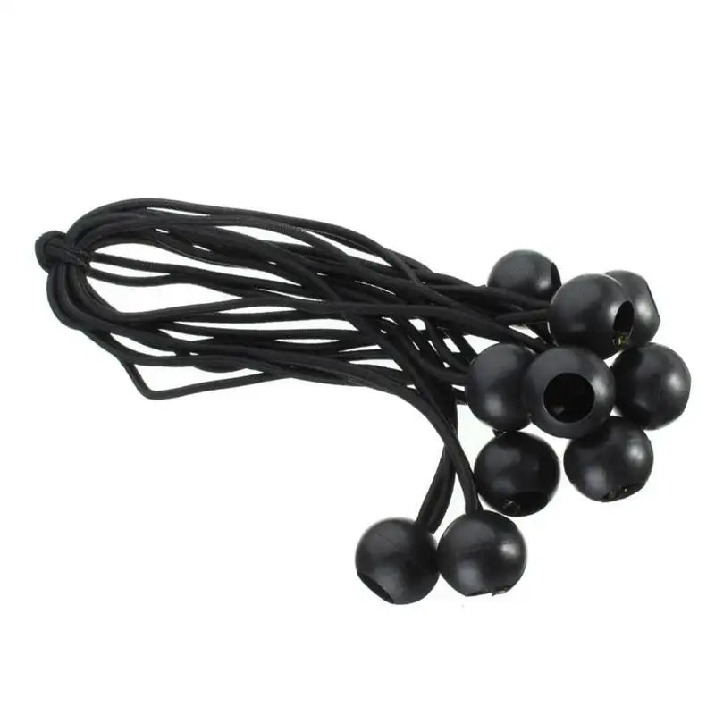 20/50pcs Set Outdoor Supplies Elastic Rope Ball Hiking Tent Accessories Bands Bungee Cords  Tarp Tie Down Strap Camping Belts