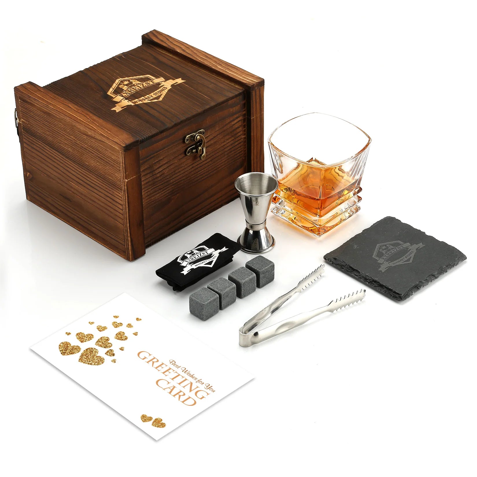 Whiskey Stone Set - Elevate Your Drinking Experience - Premium whiskey stone from Lizard Vigilante - Just $59.99! Shop now at Lizard Vigilante