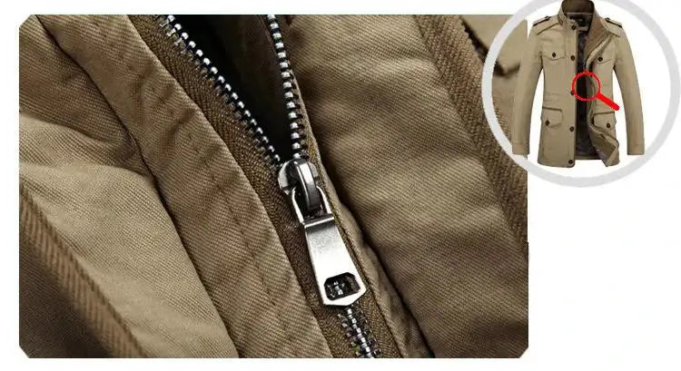 High Quality Men's Casual Jacket 6XL Male Windbreaker Oversized Cotton Classic Jackets Men Clothing Trench Coat A4F5806