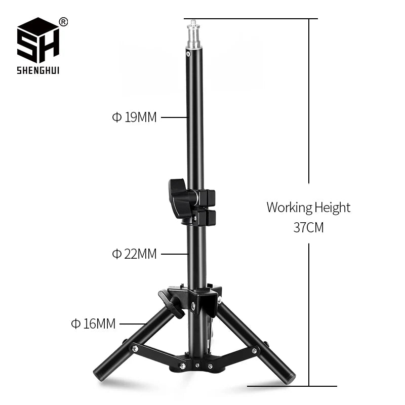 200cm Adjustable Photography Tripod Light Stand with 1/4 Screw Head, Lightweight Aluminum Tripod for Ring Light, Phone & DSLR Cameras – Pro Photo Studio Support - Premium light stand from Lizard Vigilante - Just $21.99! Shop now at Lizard Vigilante