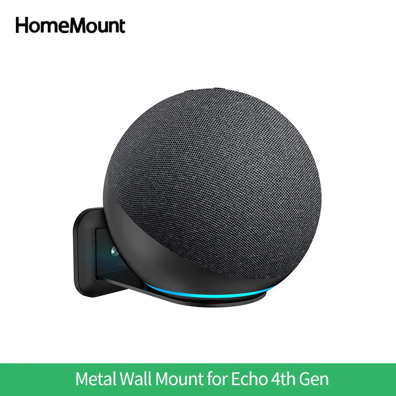 HomeMount Wall Mount For Alexa Echo 4th Gen Smart Voice Shelf Stand Hanger Holder Accessories Built-in Cable Management Bracket - Premium Wall Mount from Lizard Vigilante - Just $18.99! Shop now at Lizard Vigilante