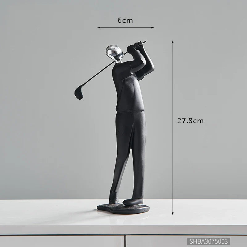 Abstract Sculpture Human Figurines Modern Home Decoration Resin Character Statue Living Room Office Bookshelf Decor Accessories