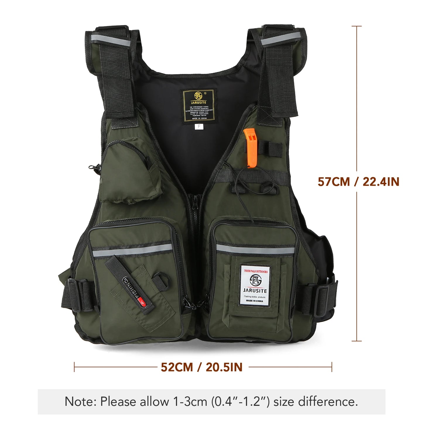 “DEADFLOAT 110” Tactical Life Vest – Pro-Grade Buoyancy Fishing Vest with Multi-Gear Pockets & Emergency Whistle for Men Who Refuse to Sink - Premium vest from dsers - Just $72.99! Shop now at Lizard Vigilante