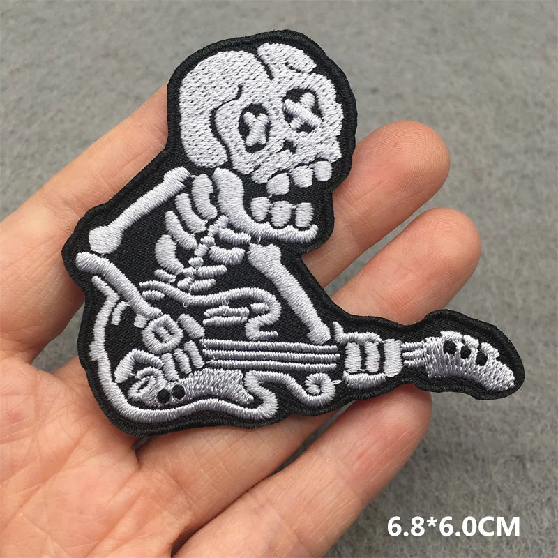 Rock Your World: Embroidered Band & Punk Patches - Premium patches from Lizard Vigilante - Just $1.99! Shop now at Lizard Vigilante