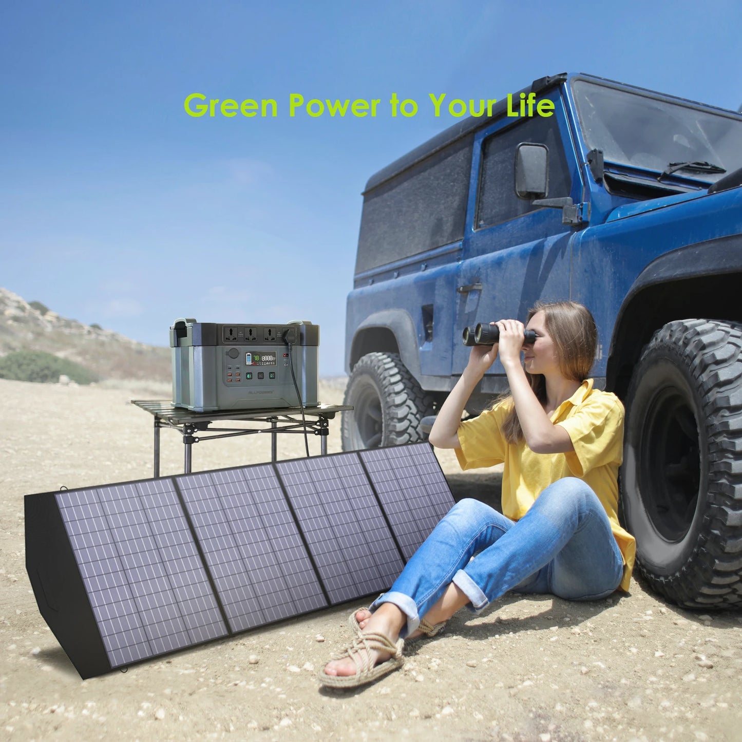 ALLPOWERS 18V Foldable Solar Panel, 60W, 100W, 140W, 200W, Portable Solar Charger for Power Supply, Laptop, Solar Generator, Fishing, Camping - Premium solar panel from Lizard Vigilante - Just $214.99! Shop now at Lizard Vigilante