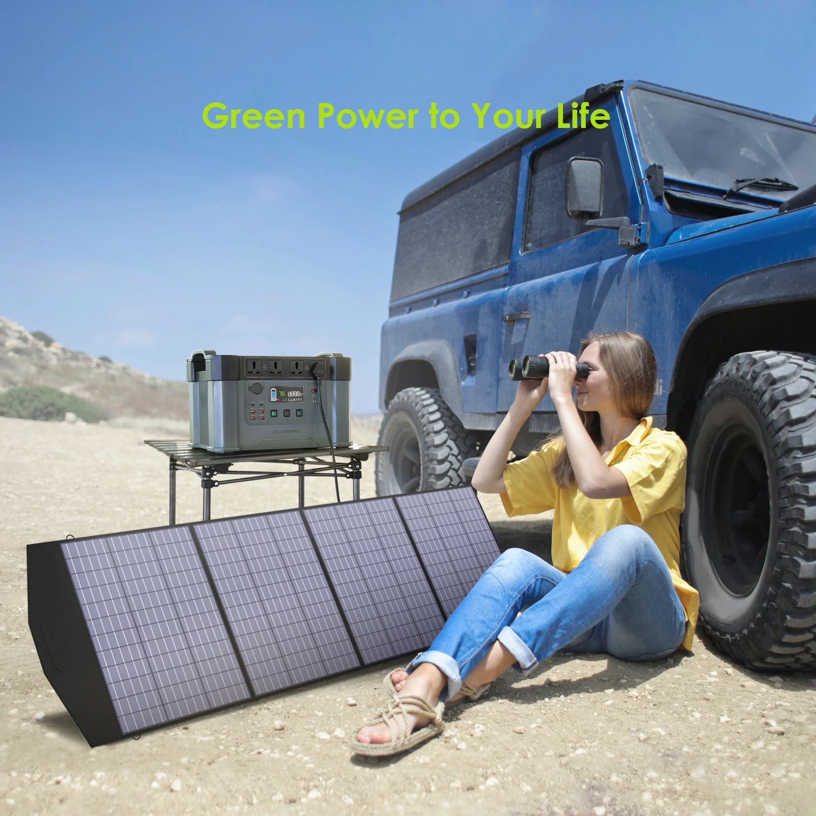 ALLPOWERS 18V Foldable Solar Panel, 60W, 100W, 140W, 200W, Portable Solar Charger for Power Supply, Laptop, Solar Generator, Fishing, Camping - Premium solar panel from Lizard Vigilante - Just $214.99! Shop now at Lizard Vigilante