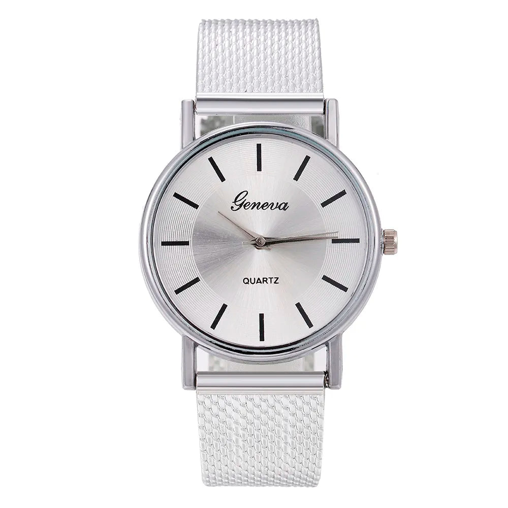 Women Watches Luxury Quartz Braceletes Stainless Steel Dial Casual Bracelet Montre Femme Ladies Watch Zegarek Damski Reloj Mujer - Premium  from Lizard Vigilante - Just $2.99! Shop now at Lizard Vigilante