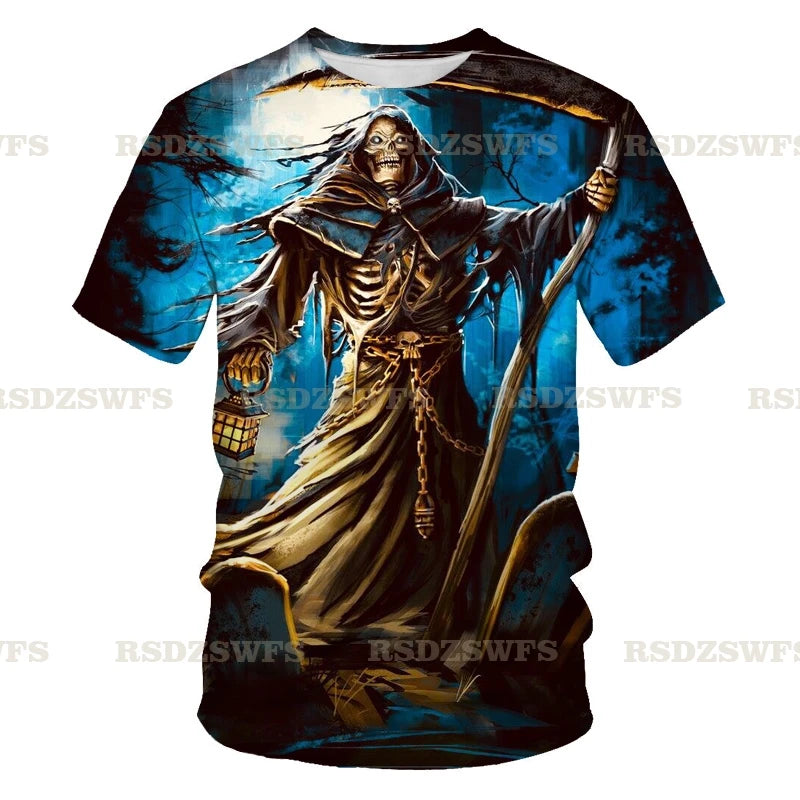 Skull Chug Society – 3D Beer-Drinking T-Shirt for Rockers, Rebels & Weekend Warriors - Premium tee from dsers - Just $54.99! Shop now at Lizard Vigilante