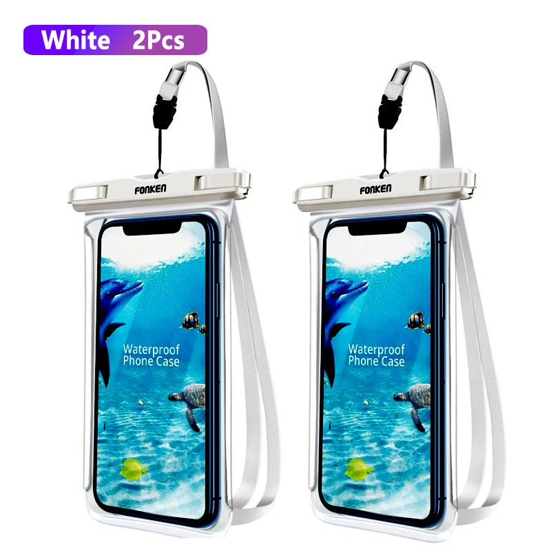 Full View Waterproof Phone Case – Rock the Waves, Keep Your Gear Dry | Snow, Rain, Underwater Survival | Ultimate Waterproof Mobile Pouch for Adventurers - Premium phone case from dsers - Just $17.77! Shop now at Lizard Vigilante