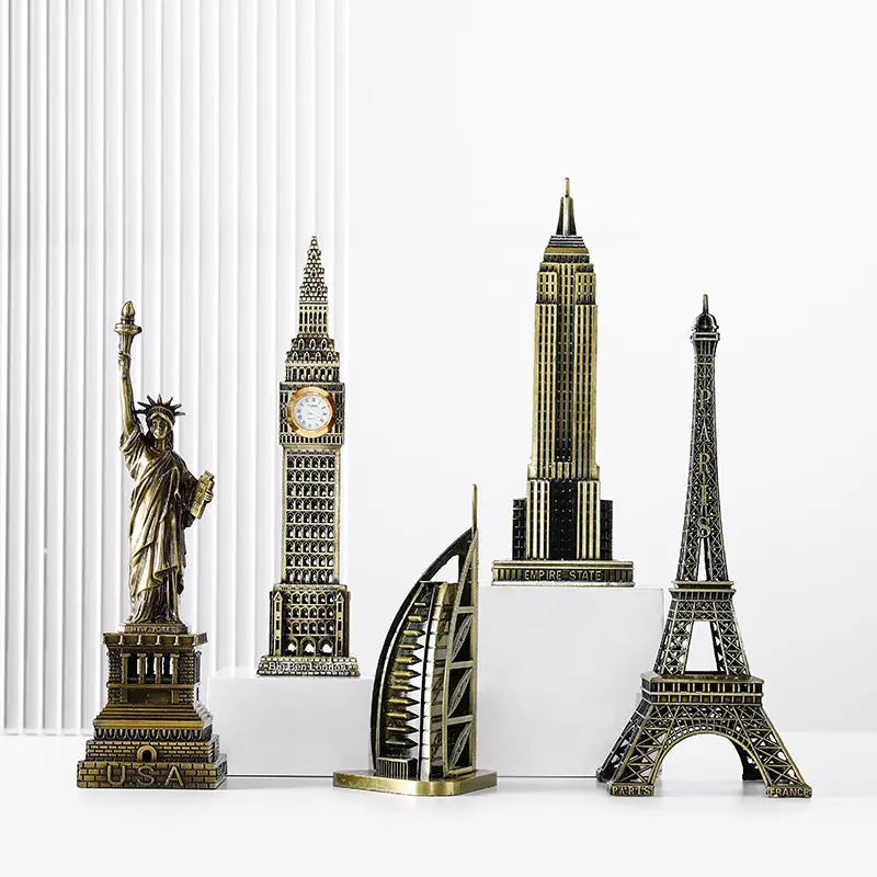 Statue of Liberty Graduation Gift Desktop Creative Home Living Room Decoration Ornaments Room Wine Cabinet Pisa Tower Crafts