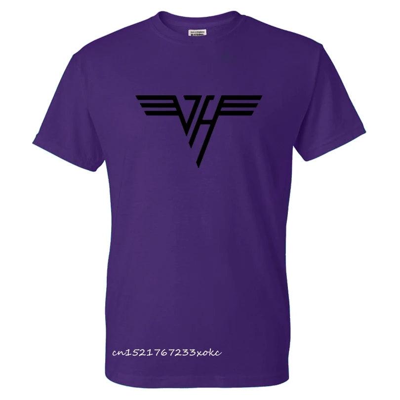 Van Halen Printed T-Shirt - High-Quality 100% Cotton Unisex Rock Band Casual Streetwear for Men - Premium T-shirt from Lizard Vigilante - Just $23.49! Shop now at Lizard Vigilante