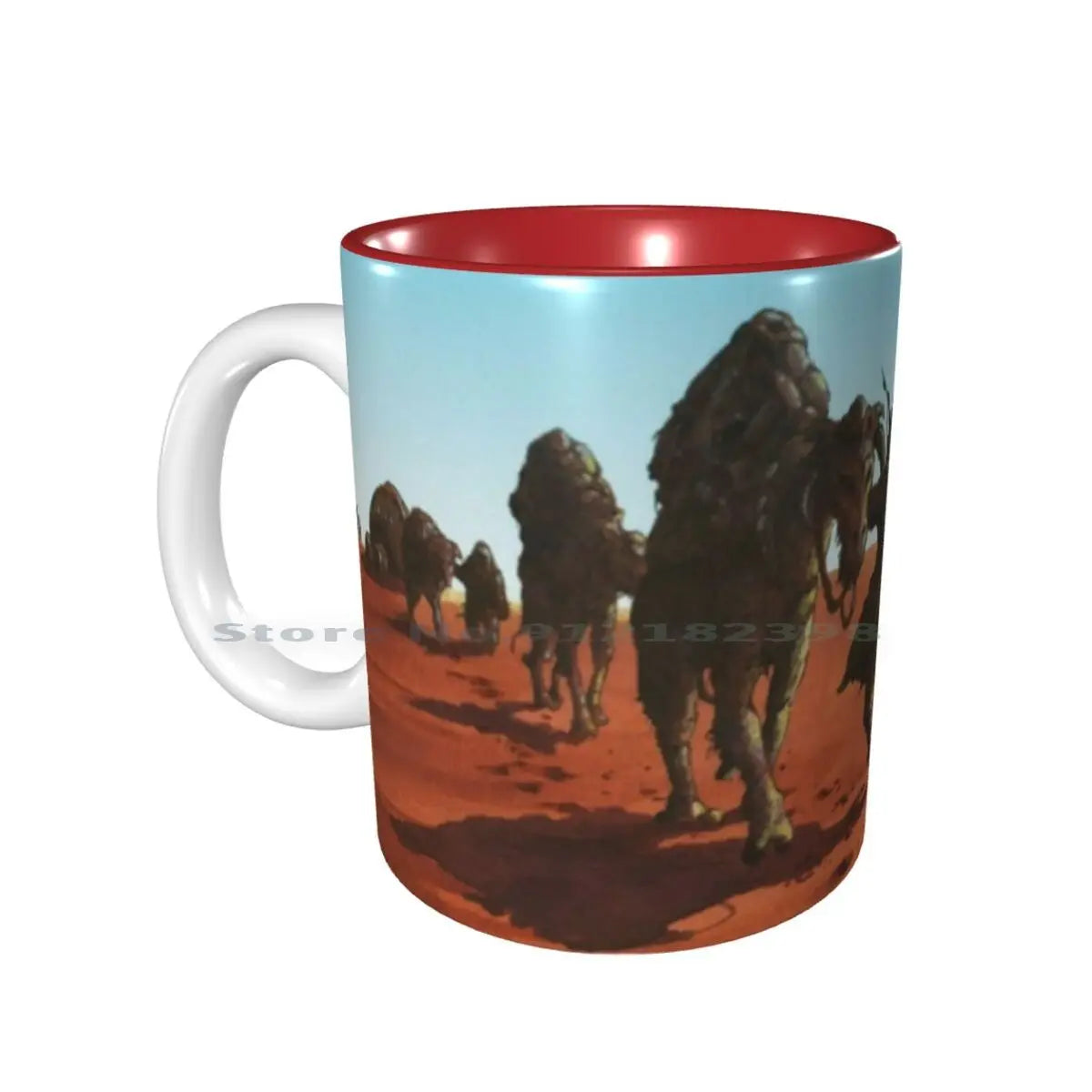 Sleep-Dopesmoker Ceramic Mug – Doom Metal Album Cover Coffee Cup for Music Fans - Premium mug from Lizard Vigilante - Just $19.99! Shop now at Lizard Vigilante