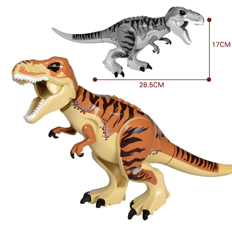 Dinosaurs Figures Bricks Building Blocks Velociraptor Jurassic Dino World Large T-Rex Triceratops Indominus Rex Toys For Kids - Premium toys from Lizard Vigilante - Just $1.99! Shop now at Lizard Vigilante