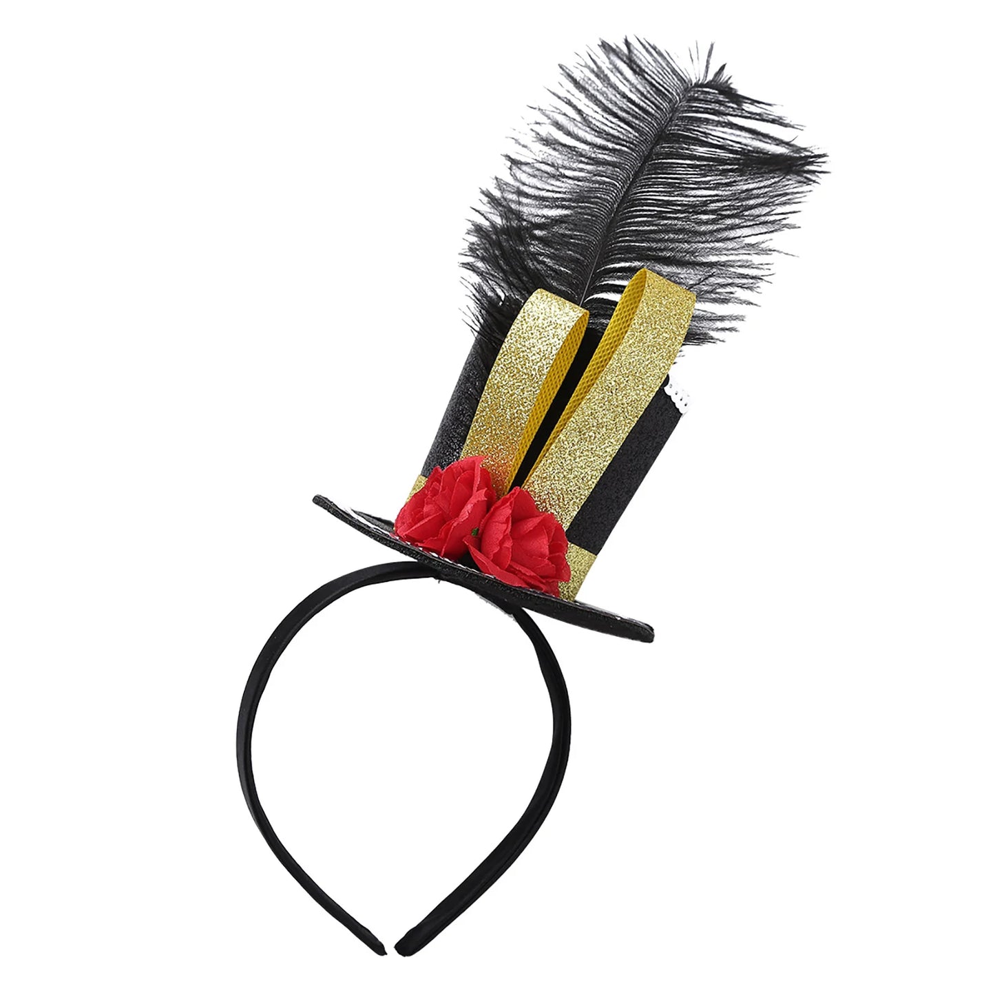 Baby girl circus commander romper – sequin ringmaster tailcoat with steampunk hat