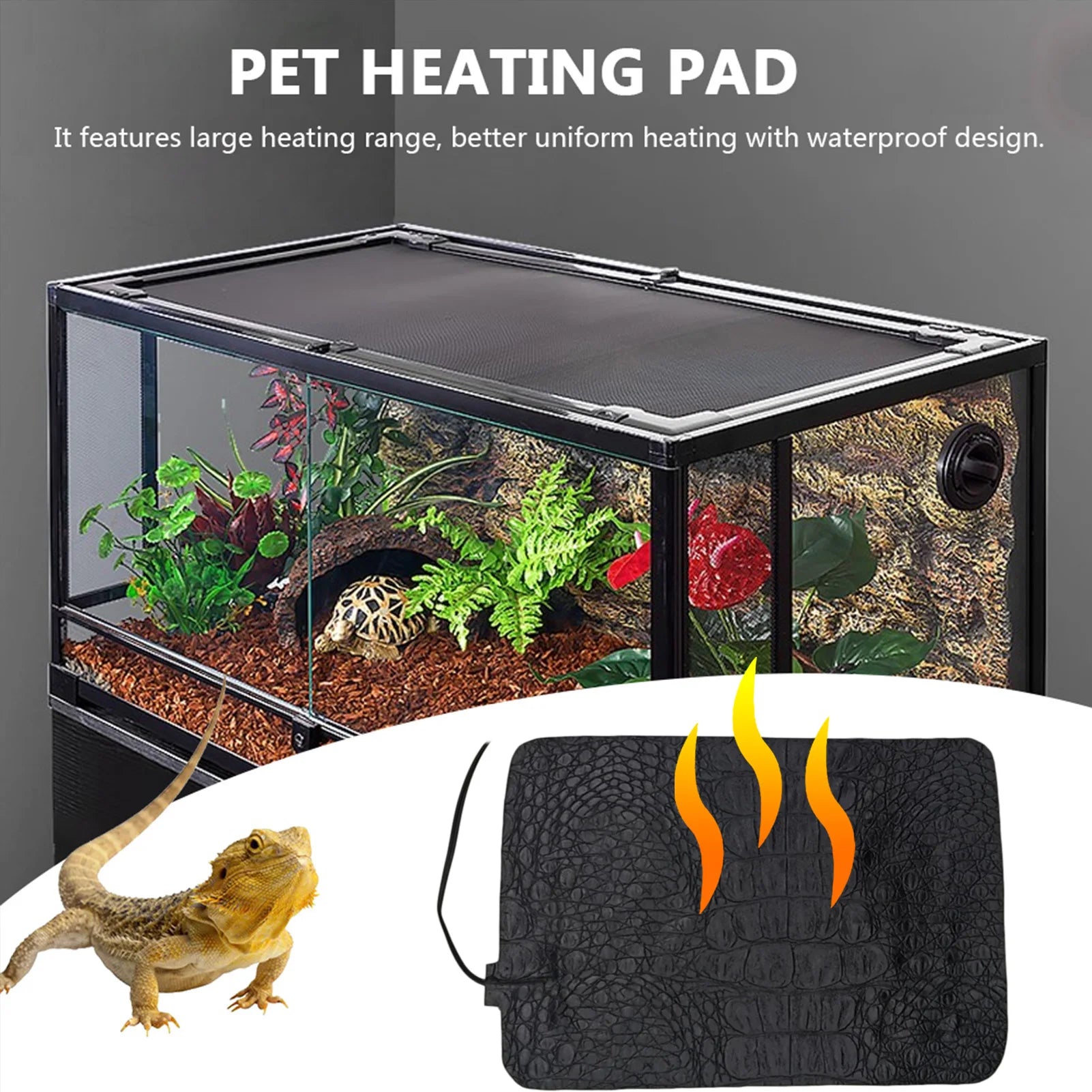 Adjustable Climbing Pet Reptile Heating Mat Clothes Heating Pad Warmer Heating Pad For People Turtles Snake Lizard Hamster - Premium heating mat from Lizard Vigilante - Just $13.99! Shop now at Lizard Vigilante