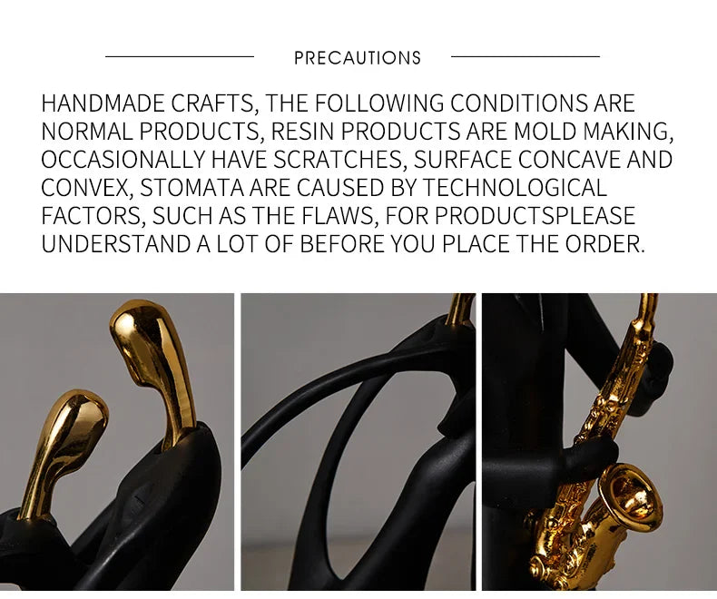 Abstract Sculpture Human Figurines Modern Home Decoration Resin Character Statue Living Room Office Bookshelf Decor Accessories