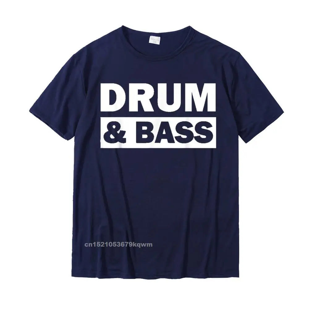 Drum And Bass Music Dnb Shirt For DJs Print Men T Shirt Rife Cotton Tees Funny Camisas Hombre Short Sleeve Clothing - Premium  from Lizard Vigilante - Just $22.99! Shop now at Lizard Vigilante