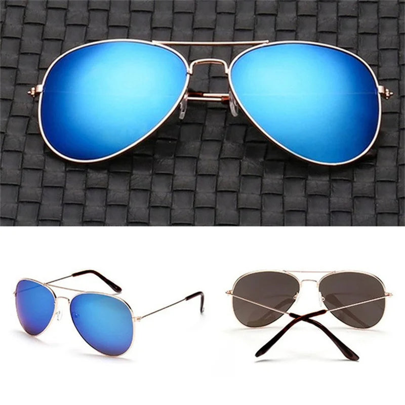 Men's Double Bridge Aviation Sunglasses UV400 2024 Mirror Shades Bidens Cop Sun Glasses Alloy Frame - Premium  from Lizard Vigilante - Just $21.49! Shop now at Lizard Vigilante