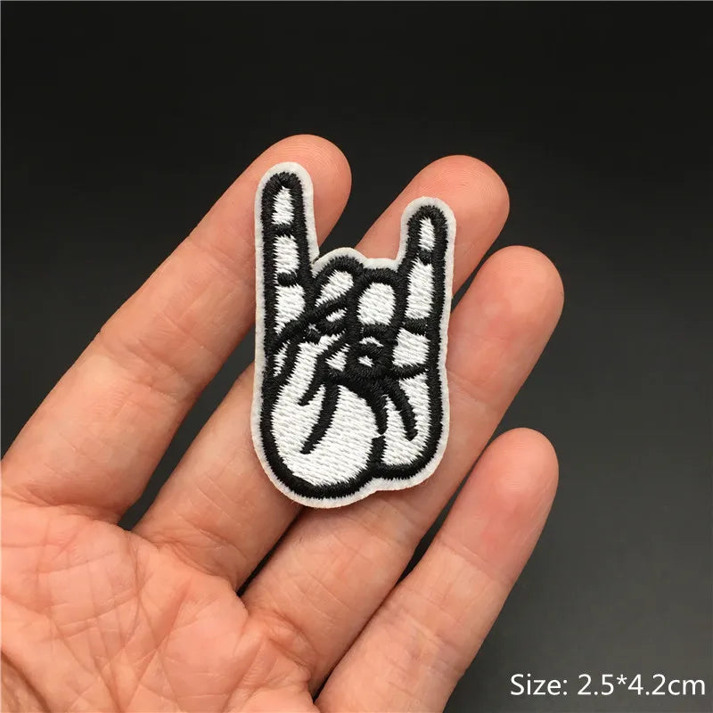 Rock Your World: Embroidered Band & Punk Patches - Premium patches from Lizard Vigilante - Just $1.99! Shop now at Lizard Vigilante