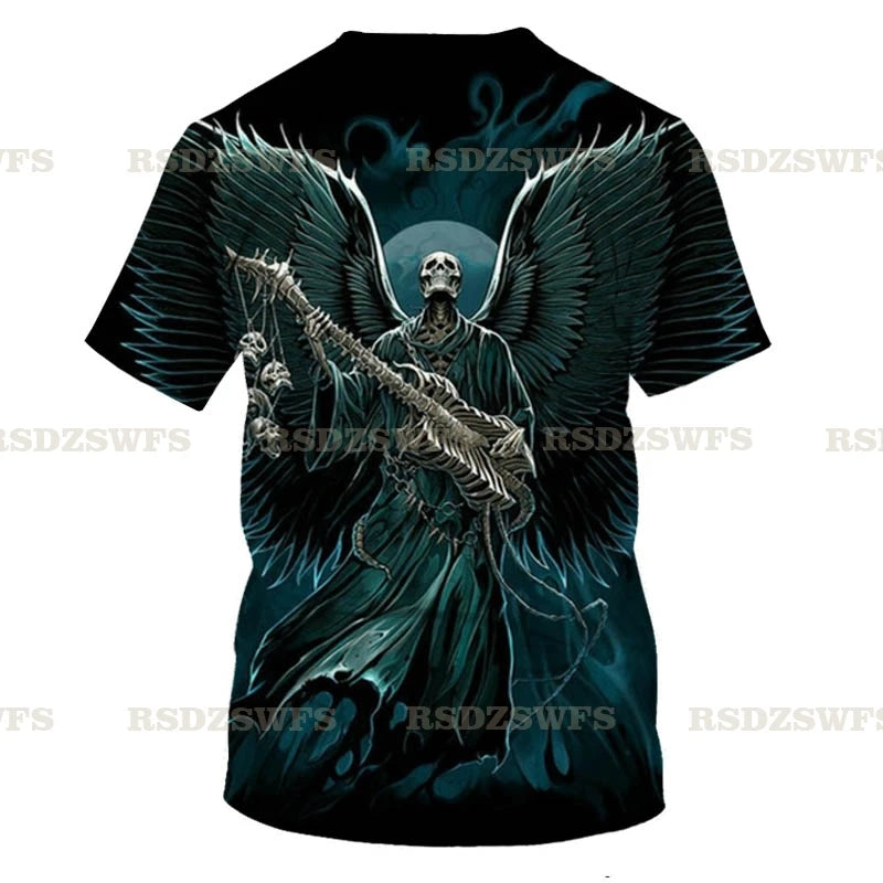 Skull Chug Society – 3D Beer-Drinking T-Shirt for Rockers, Rebels & Weekend Warriors - Premium tee from dsers - Just $54.99! Shop now at Lizard Vigilante