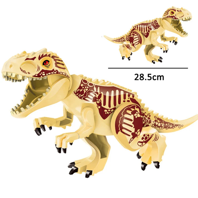 Dinosaurs Figures Bricks Building Blocks Velociraptor Jurassic Dino World Large T-Rex Triceratops Indominus Rex Toys For Kids - Premium toys from Lizard Vigilante - Just $1.99! Shop now at Lizard Vigilante