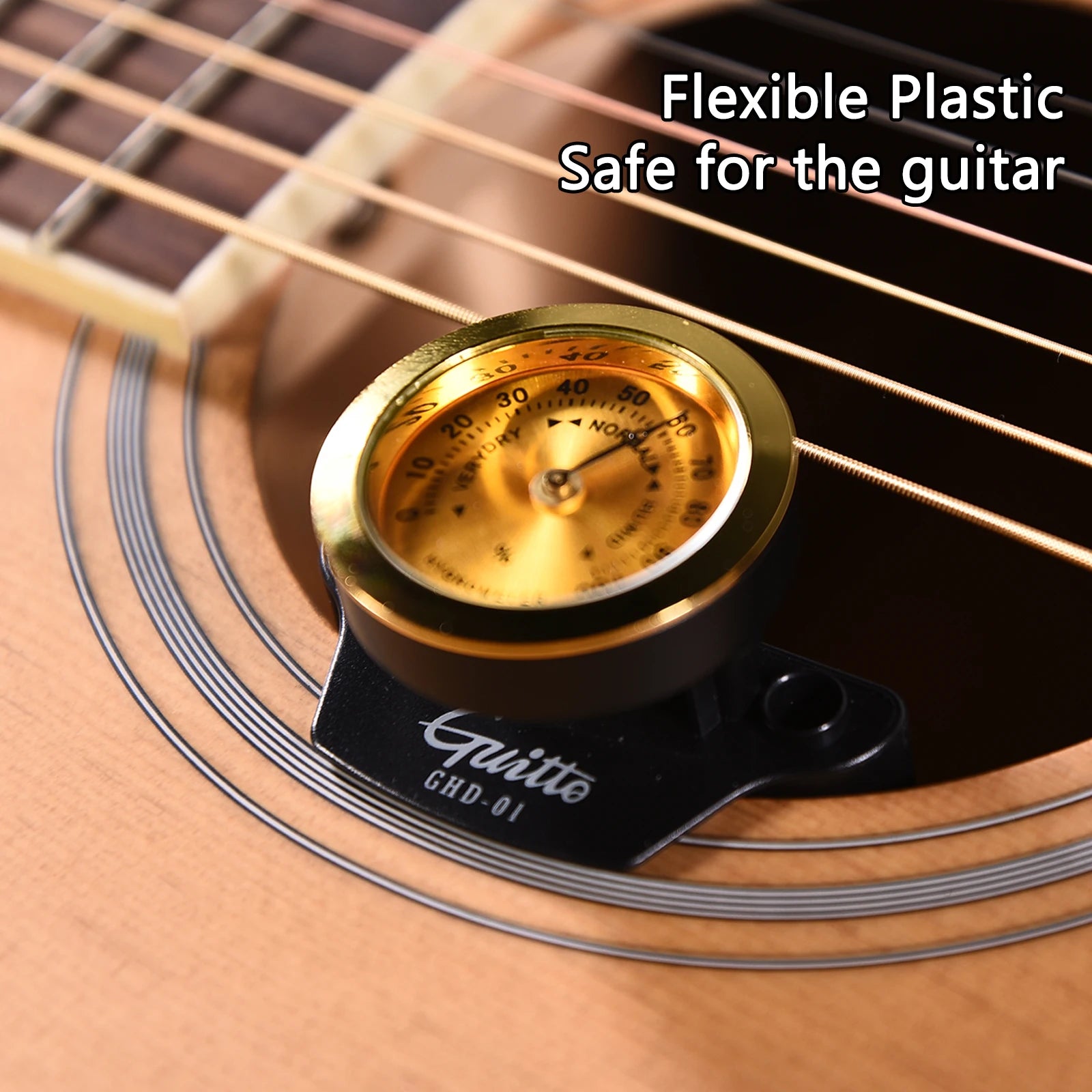 LEKATO GHD-01 Anti-Drying Humidifier for Acoustic Guitar - Hygrometer for Optimal Humidity Care - Premium guitar accessories from Lizard Vigilante - Just $22.99! Shop now at Lizard Vigilante