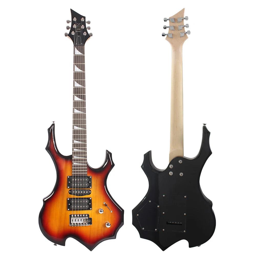 IRIN 24 Frets 6 Strings Electric Guitar Maple Body Electric Guitar Guitarra With Bag Speaker Necessary Guitar Parts & Accessories - Lizard Vigilante