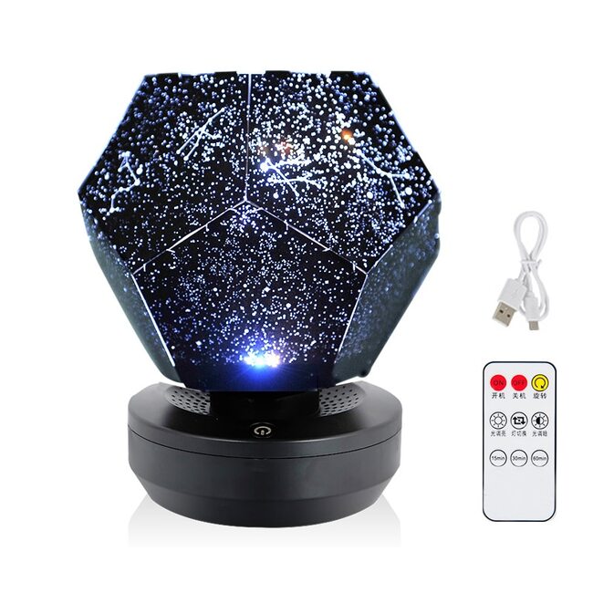 NNEOBA Galaxy Light Projector Nightlights Star Light Space Rechargeable Lamp for Decoration Bedroom Christmas Gift Children Night Light