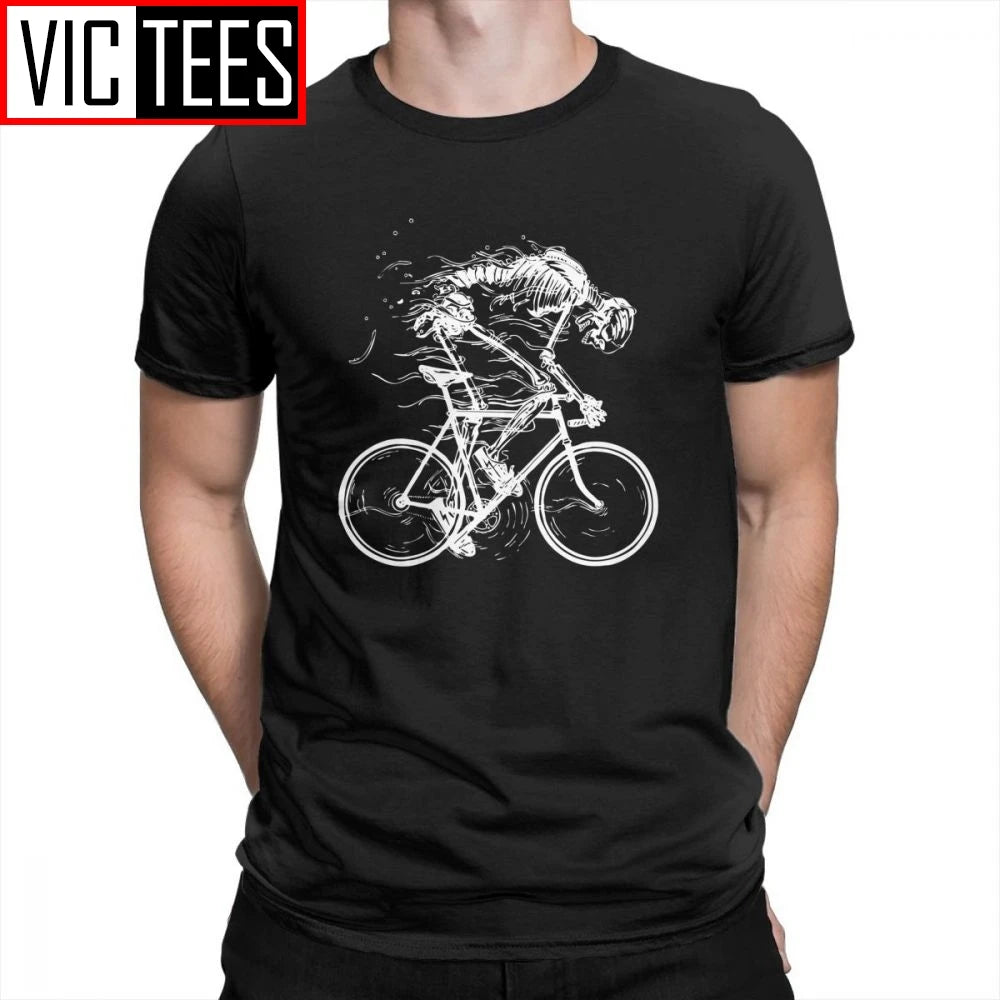 Ride Like Hell Skeleton Skull Bike T-Shirt - 100% Cotton Vintage Motorcycle Graphic Tee for Men | Short Sleeve, Breathable, Anti-Wrinkle & Stylish - Premium tee from Lizard Vigilante - Just $25.88! Shop now at Lizard Vigilante