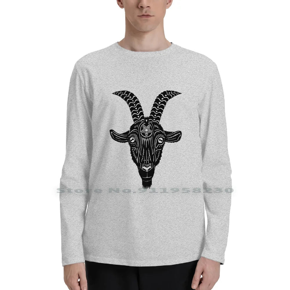 Midnight Feast Black Metal Goat Hoodie – Gothic Nightcore Edition for Fans of Delicious Darkness - Premium hoodie from Lizard Vigilante - Just $35.99! Shop now at Lizard Vigilante