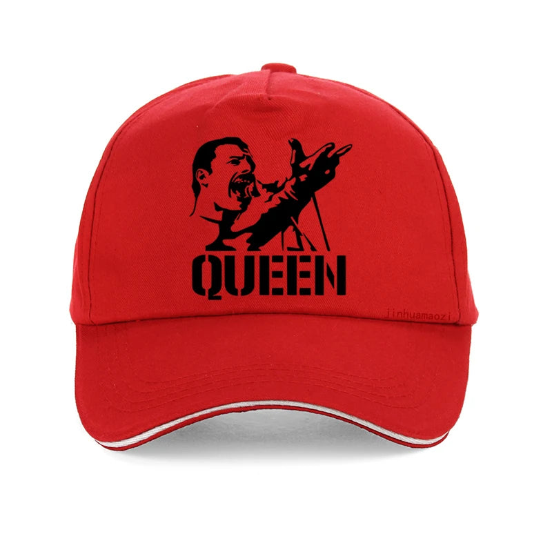 Freddie Mercury: The Queen of Rock Baseball Cap - Premium baserball cap from Lizard Vigilante - Just $23.88! Shop now at Lizard Vigilante