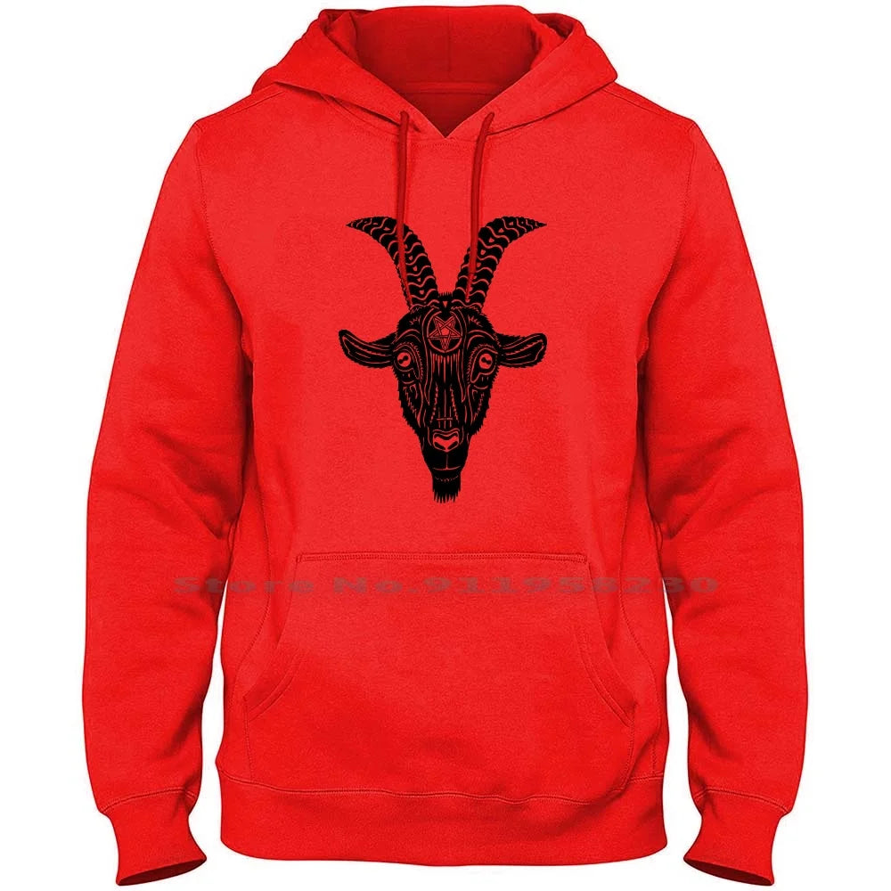 Midnight Feast Black Metal Goat Hoodie – Gothic Nightcore Edition for Fans of Delicious Darkness - Premium hoodie from Lizard Vigilante - Just $35.99! Shop now at Lizard Vigilante