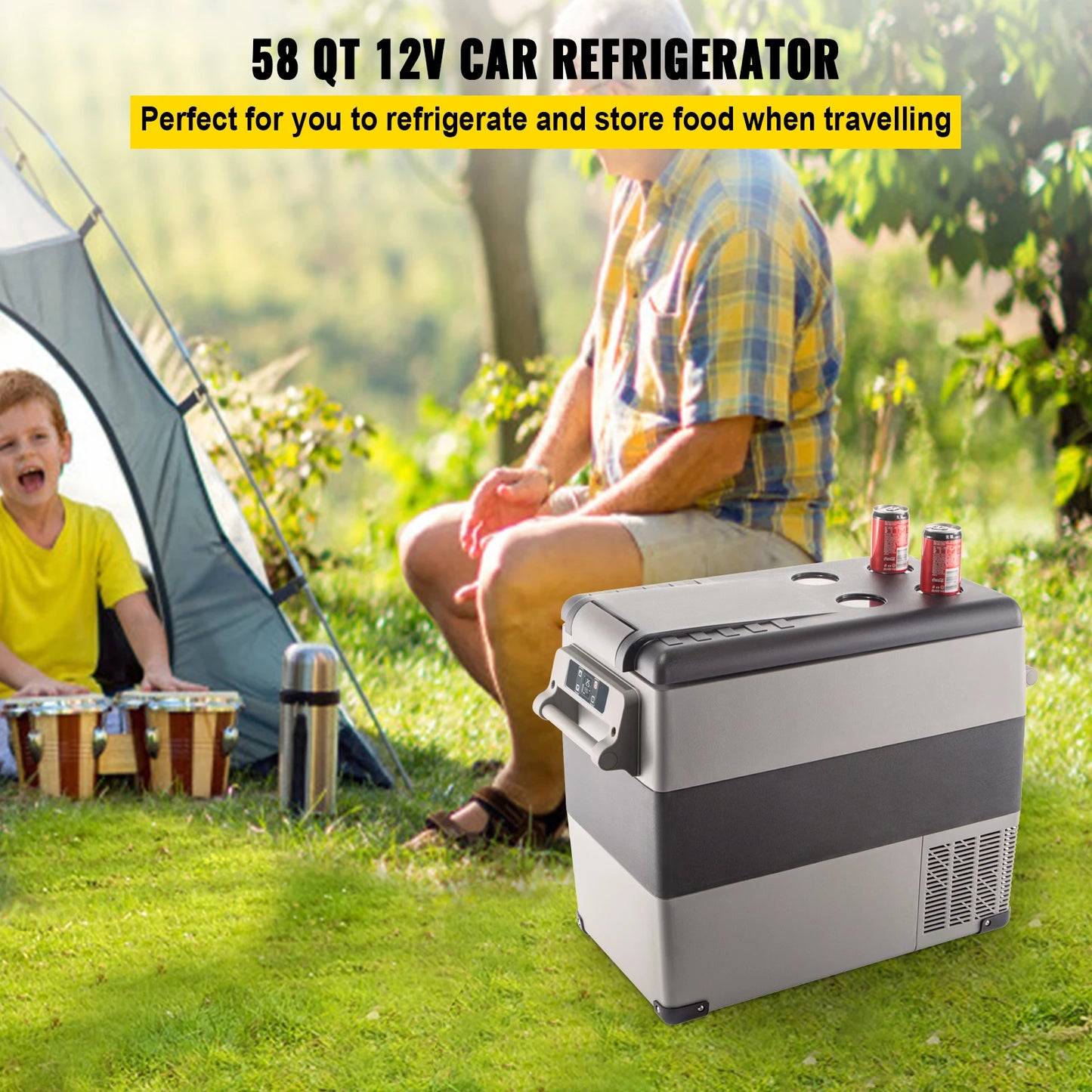 VEVOR Portable Car Fridge - Your On-the-Go Cooler - Premium mini fridge from Lizard Vigilante - Just $289.88! Shop now at Lizard Vigilante