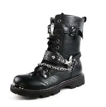 Rivet Rage Boot Chains 2025 – Rock Punk Stage Anklet Accessory for Men & Women