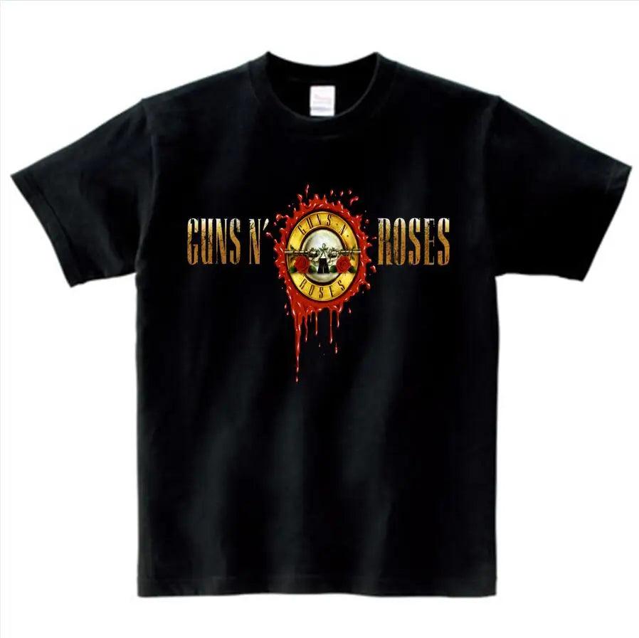 Children Print Slash Rock Band Gun N Roses T-shirt O-Neck Short Sleeves Summer Boy&Girl Cool Casual Tee Baby T Shirt  Fashion - Premium tshirt from Lizard Vigilante - Just $23.99! Shop now at Lizard Vigilante