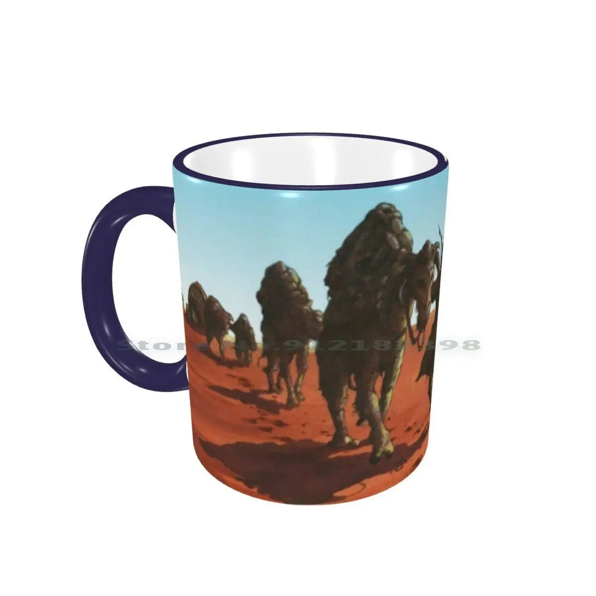 Sleep-Dopesmoker Ceramic Mug – Doom Metal Album Cover Coffee Cup for Music Fans - Premium mug from Lizard Vigilante - Just $19.99! Shop now at Lizard Vigilante