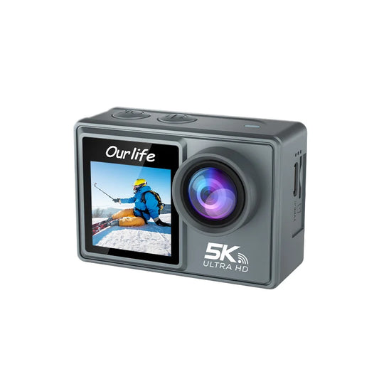 2.0 inch touch screen 5K 30fps 4K 60fps outdoor sports cameras anti-shake ultra hd wifi wireless action camera for helmet