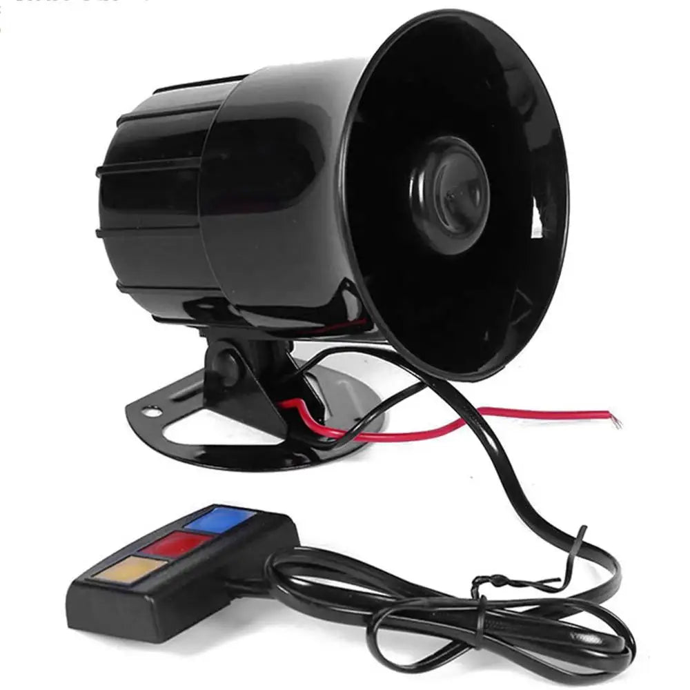 Easy To Use, Universal 12V 20W Car Horn 3 Tone Sound Loud Warning Alarm Police Fire Siren Speaker Motorcycle Automotive Accessories Moto - Premium loud speaker from Lizard Vigilante - Just $22.99! Shop now at Lizard Vigilante