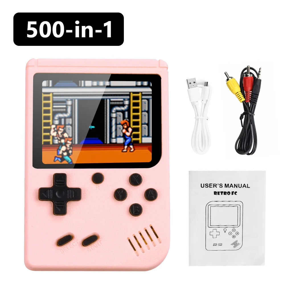 500 Games In One Portable Mini Electronic Video Game Player – Handheld Game Console for Kids, Rechargeable, Fun for All Ages - Premium handheld video game from Lizard Vigilante - Just $33.88! Shop now at Lizard Vigilante