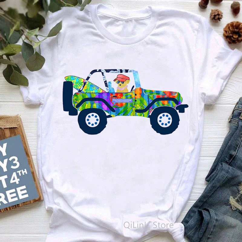 Golden Retriever Queen Dog Mom Summer Graphic Tee