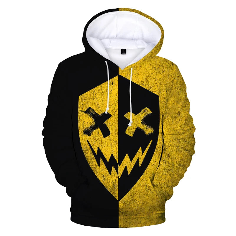 XOXO Devil Smiling Face 3D Printed Hoodie – Trendy Fashionable Casual Pullover for Men and Women - Premium hoodie from Lizard Vigilante - Just $38.88! Shop now at Lizard Vigilante