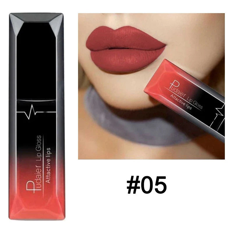 21 Colors Nude Matte Lipstick Liquid Moisturizer Waterproof Lasting Non-stick Cup Velvet Lip Gloss Women Lips Makeup Cosmetics