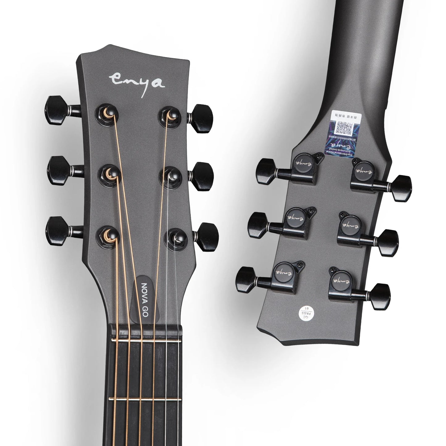 Enya Nova Go Carbon Fiber Acoustic Guitar | Portable and Powerful - Premium guitar from Lizard Vigilante - Just $299.99! Shop now at Lizard Vigilante